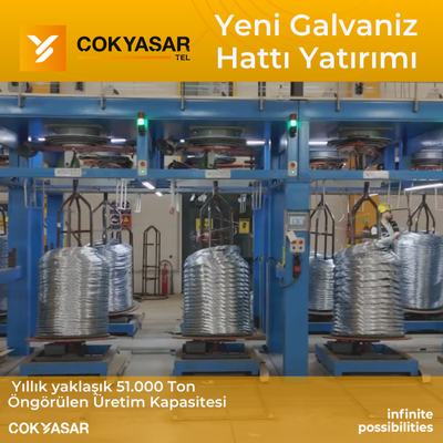 Çokyaşar Tel'den Güçlü Bir Adım Daha: Yeni Galvaniz Hattı Yatırımı!